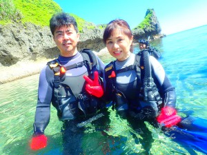Good weather today! !! !! I enjoyed the blue cave leisurely…