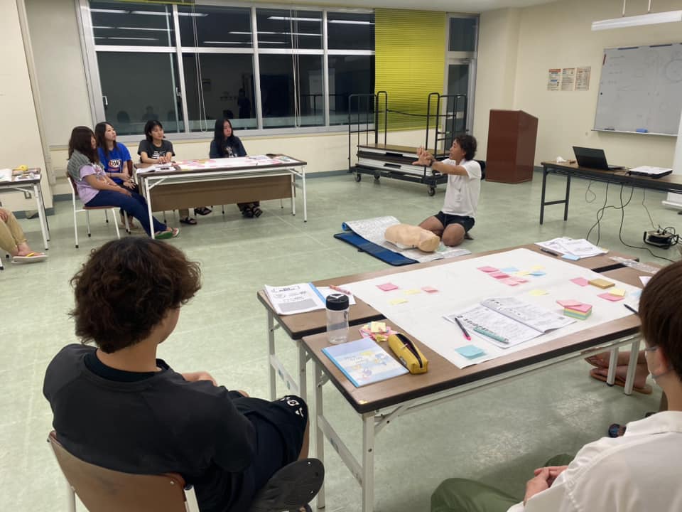 CPR＆AED　緊急時のフローチャートを復習